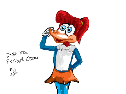 Your fictional crush from memory (NO FUCKING CHEATING.)