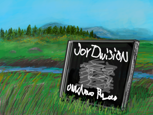 A very minimalist take on Joy Division's album cover for &quote;Unknown Pleasures&quote;