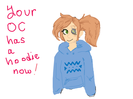 boom! your OC got a hoodie now.