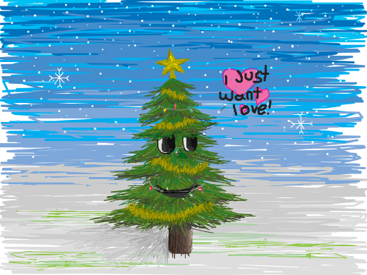 a christmas tree looking for love