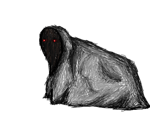 Strange walking man
