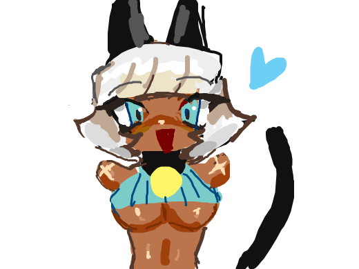 Ms. Fortune wants a hug. Also, where did her arms go?