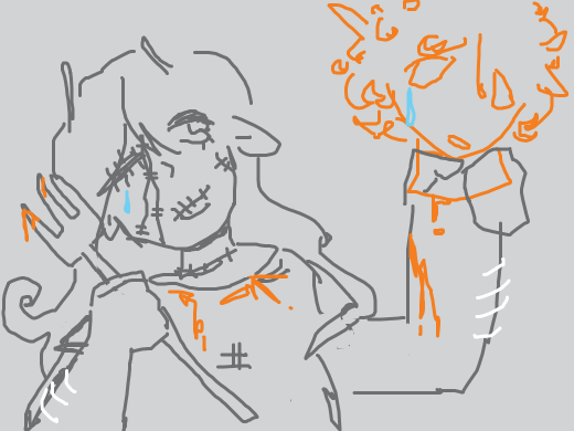 we lay in the dirt, pinky tied to unlovable pinky