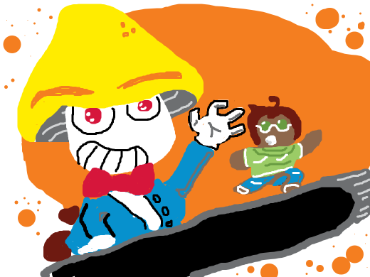 *Insert It's Pizza Time as Mira Cookie is running away from Cyathus Hall who wants to eat her*
