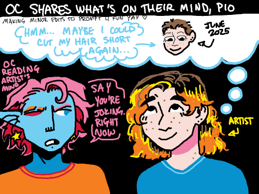 Tea/Anzu talking about SpongeBob to a from student from Domino High(the school Yugi and his friends go to.)