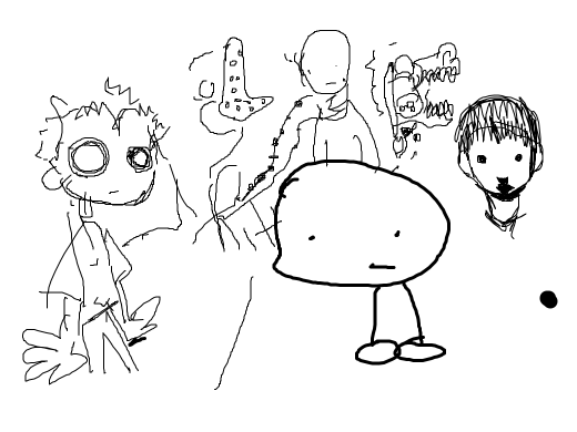 &quote;No man or woman is worth the bruises, Mental or Physical...&quote;- The doodler above