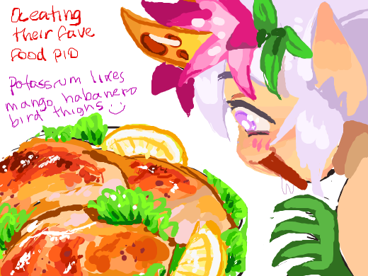 oc eating their favorite food!