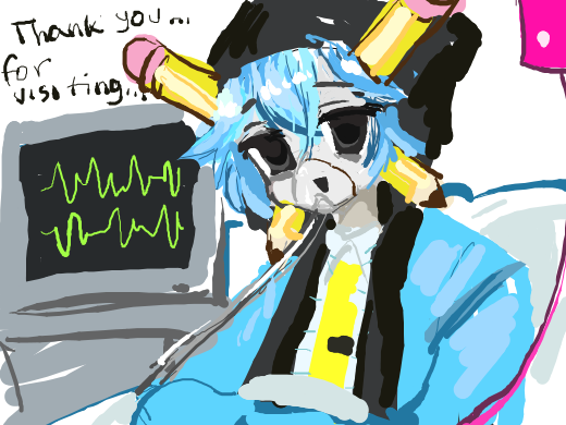 the dod mascot.. ouch, must hurt having that pencil in your head.