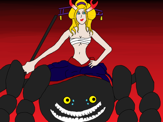 A Jorogumo (search it up if you don't know this myhtical creature)