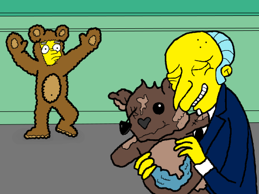 Mr. Burns' bear, &quote;Bobo&quote;.