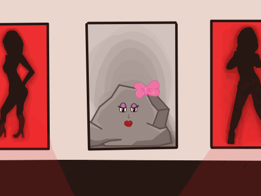 Rocks-anne! You don't have to put on the red lights!