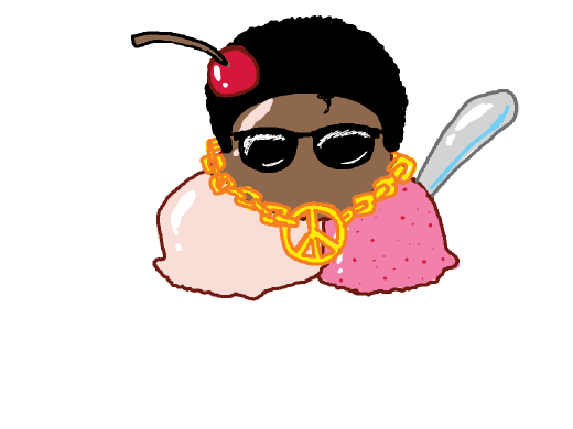 neapolitan ice cream but it looks a bit funky