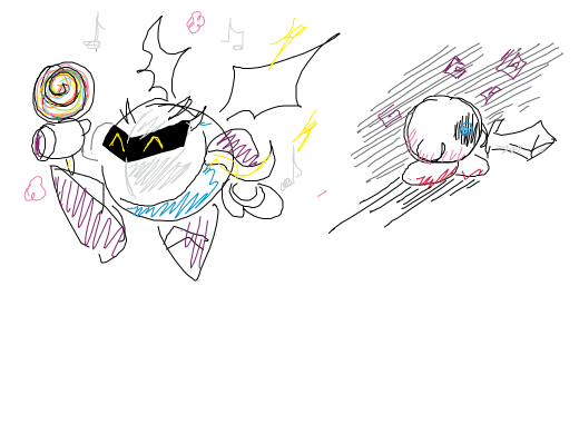 Metaknight and Kirby changed bodies!!