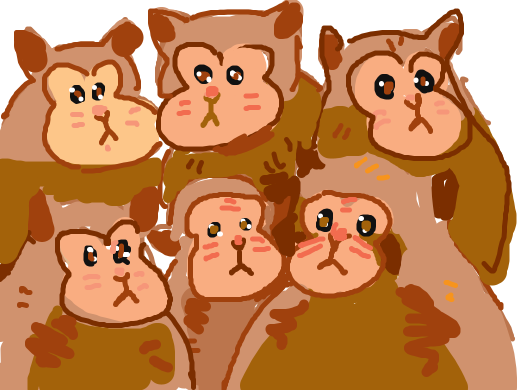 There's too many monkeys!