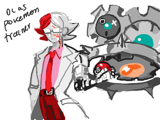 Your OC as a Pokemon trainer.