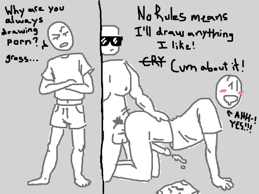 Why does everybody draw p0rn?