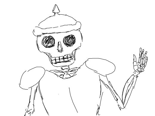 skeleton with armor