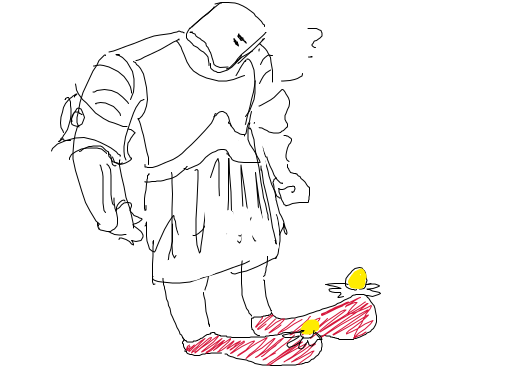 It's as if Tarkus had never donned such a garb!