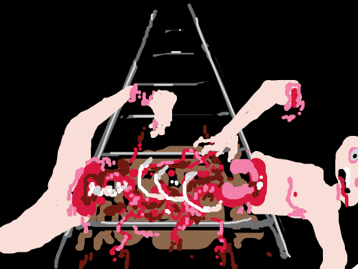 suicide by train man is in 1/2