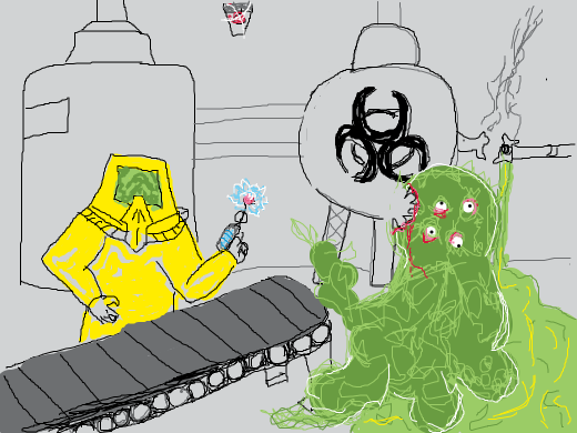 Blobby man