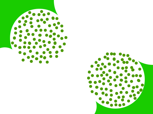 Big green dots