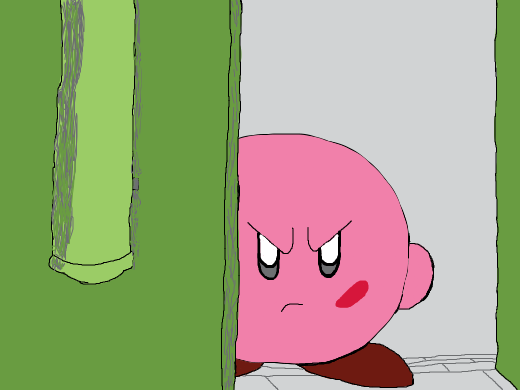 Kirby is pissed off