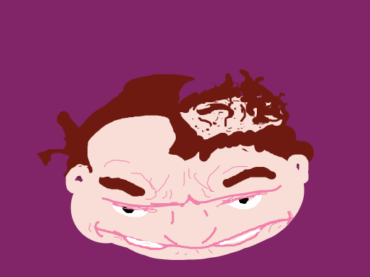 OneyNG (Chris O'niel) doing a weird face looking down