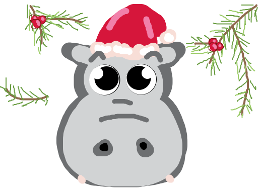 A Christmas Hippopotamus