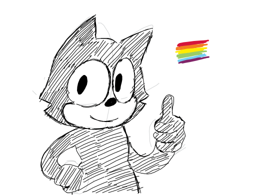 cat is gay! love is love!!