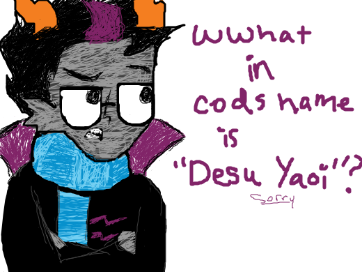 eridan having desu yaoi babies